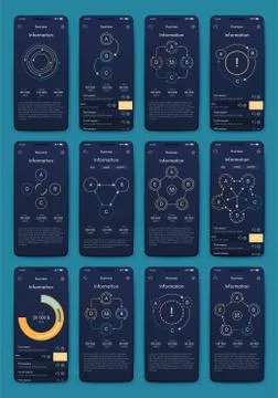 Modern infographic vector elements for business brochures. Use in website, co 스톡 일러스트