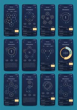 Modern infographic vector elements for business brochures. Use in website, co Stock Illustration