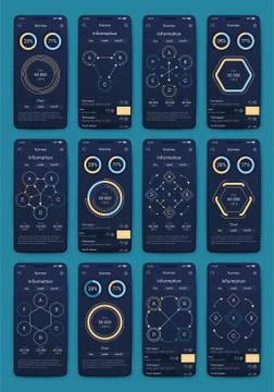 Modern infographic vector elements for business brochures. Use in website, co Stock Illustration