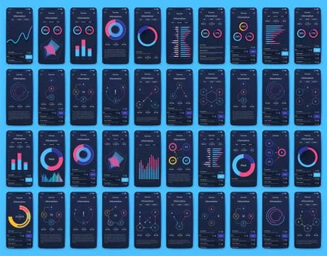 Modern infographic vector elements for business brochures. Use in website, co Stock Illustration