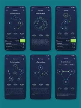 Modern infographic vector elements for business brochures. Use in website, co Stock Illustration