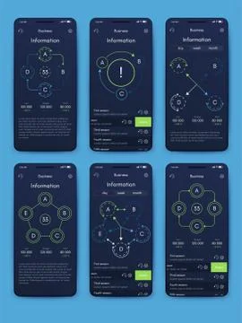 Modern infographic vector elements for business brochures. Use in website, co Illustrazione stock
