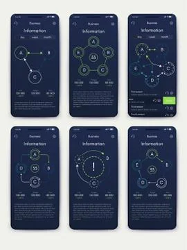 Modern infographic vector elements for business brochures. Use in website, co Stock Illustration