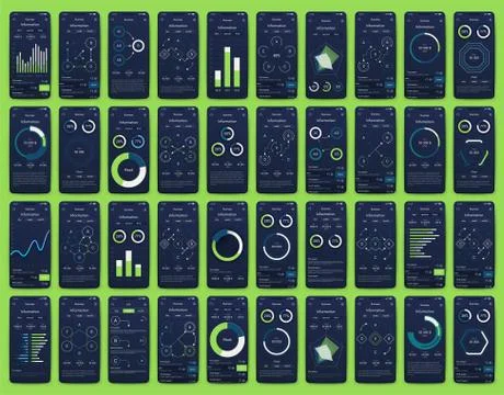 Modern infographic vector elements for business brochures. Use in website, co Stock Illustration