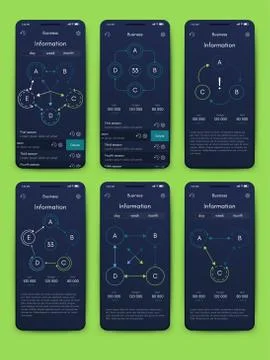 Modern infographic vector elements for business brochures. Use in website, co Stock Illustration