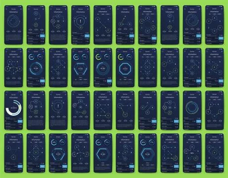 Modern infographic vector elements for business brochures. Use in website, co Illustrazione stock