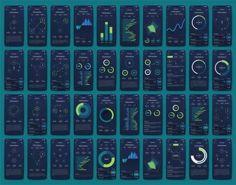 Modern infographic vector elements for business brochures. Use in website, co 스톡 일러스트