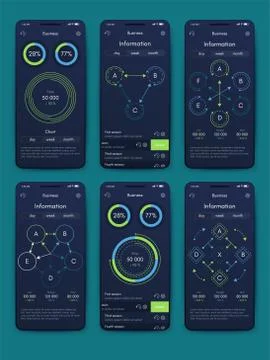Modern infographic vector elements for business brochures. Use in website, co イラスト素材