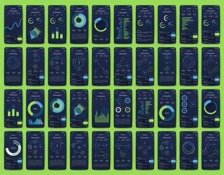 Modern infographic vector elements for business brochures. Use in website, co Stock Illustration