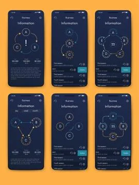 Modern infographic vector elements for business brochures. Use in website, co 스톡 일러스트