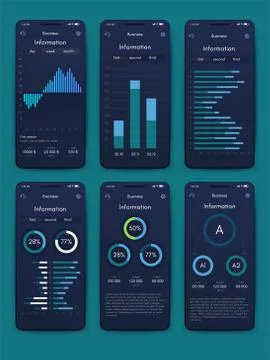 Modern infographic vector elements for business brochures. Use in website, co Stock Illustration