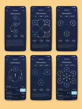 Modern infographic vector elements for business brochures. Use in website, co 스톡 일러스트