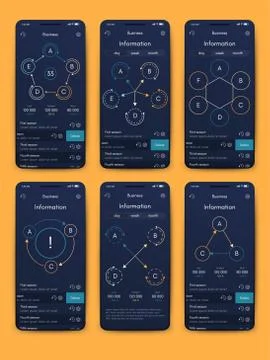 Modern infographic vector elements for business brochures. Use in website, co Stock Illustration