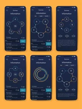 Modern infographic vector elements for business brochures. Use in website, co 스톡 일러스트