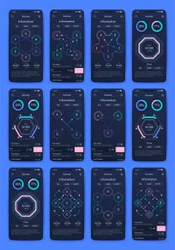 Modern infographic vector elements for business brochures. Use in website Stock Illustration