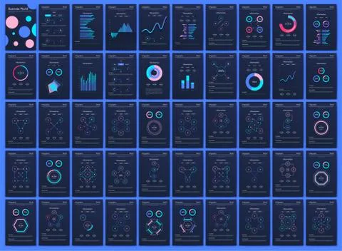 Modern infographic vector elements for business brochures. Use in website Stock Illustration