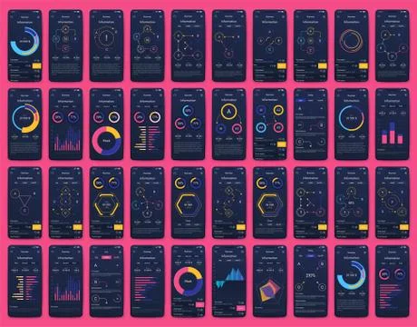 Modern infographic vector elements for business brochures. Use in website 스톡 일러스트