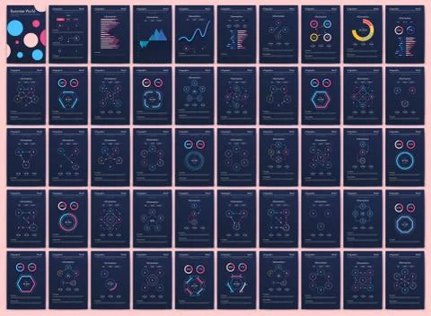 Modern infographic vector elements for business brochures. Use in website イラスト素材