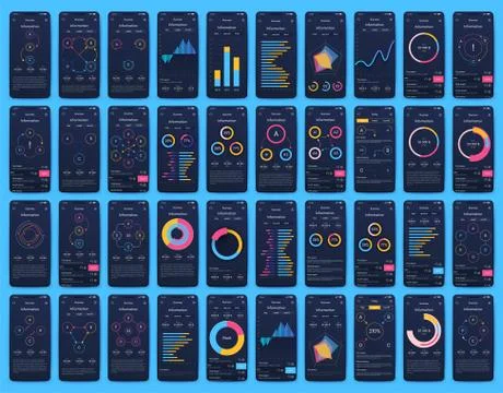 Modern infographic vector elements for business brochures. Use in website Stock Illustration