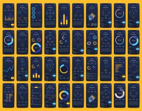 Modern infographic vector elements for business brochures. Use in website Stock Illustration