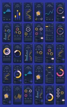 Modern infographic vector elements for business brochures. Use in website, co イラスト素材
