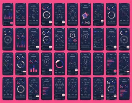 Modern infographic vector elements for business brochures. Use in website, co イラスト素材