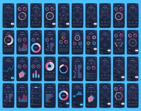 Modern infographic vector elements for business brochures. Use in website, co Stock Illustration