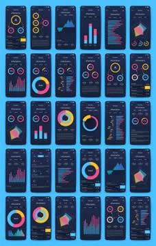 Modern infographic vector elements for business brochures. Use in website イラスト素材