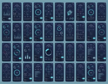 Modern infographic vector elements for business brochures. Use in website Stock Illustration