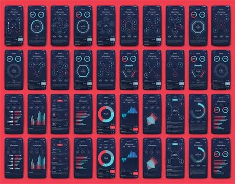 Modern infographic vector elements for business brochures. Use in website 스톡 일러스트
