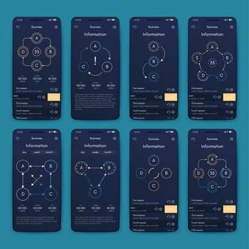 Modern infographic vector elements for business brochures. Use in website 스톡 일러스트