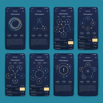 Modern infographic vector elements for business brochures. Use in website 스톡 일러스트