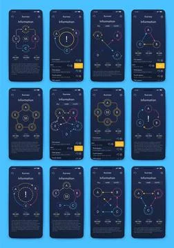 Modern infographic vector elements for business brochures. Use in website Stock Illustration