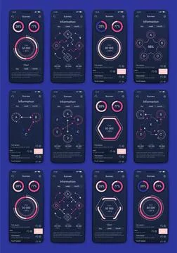 Modern infographic vector elements for business brochures. Use in website Stock Illustration