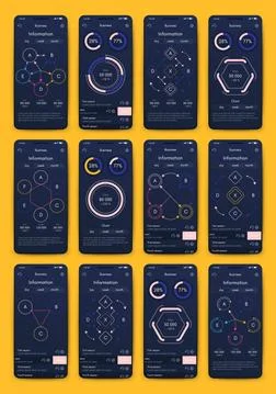 Modern infographic vector elements for business brochures. Use in website Stock Illustration