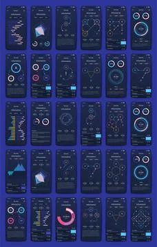 Modern infographic vector elements for business brochures. Use in website Stockillustratie