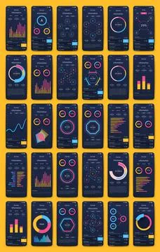 Modern infographic vector elements for business brochures. Use in website イラスト素材