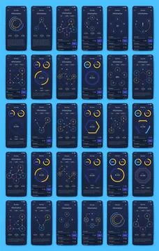 Modern infographic vector elements for business brochures. Use in website Illustrazione stock