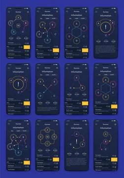 Modern infographic vector elements for business brochures. Use in website, co Stock Illustration