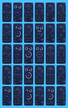 Modern infographic vector elements for business brochures. Use in website, co Stock Illustration