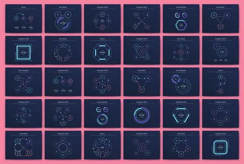 Modern infographic vector elements for business brochures. Use in website Stock Illustration