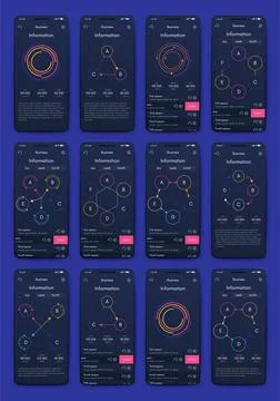 Modern infographic vector elements for business brochures. Use in website Stock Illustration