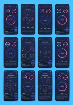 Modern infographic vector elements for business brochures. Use in website Illustrazione stock