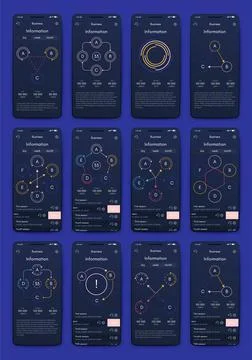 Modern infographic vector elements for business brochures. Use in website イラスト素材