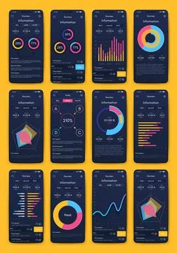 Modern infographic vector elements for business brochures. Use in website Stock Illustration