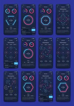 Modern infographic vector elements for business brochures. Use in website イラスト素材