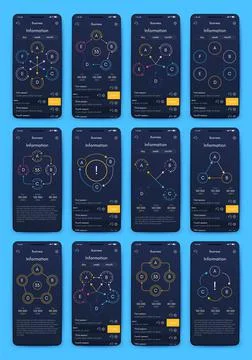 Modern infographic vector elements for business brochures. Use in website Stock Illustration
