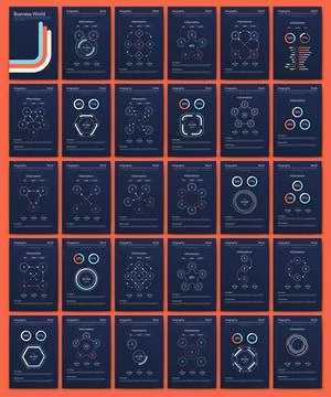 Modern infographic vector elements for business brochures. Use in website イラスト素材