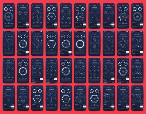 Modern infographic vector elements for business brochures. Use in website Stock Illustration