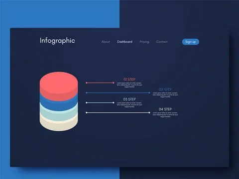 Modern infographic vector elements for business brochures. Use in website, co Stock Illustration